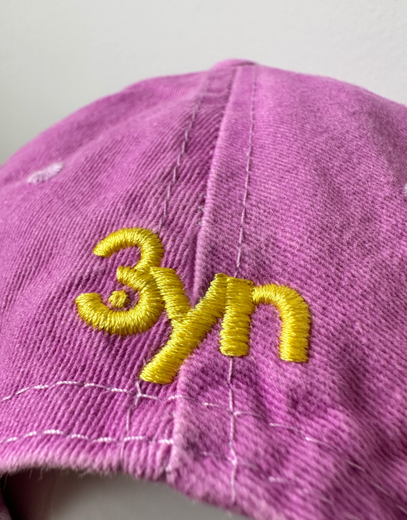 "All eyes on me" Washed Cap / Pink